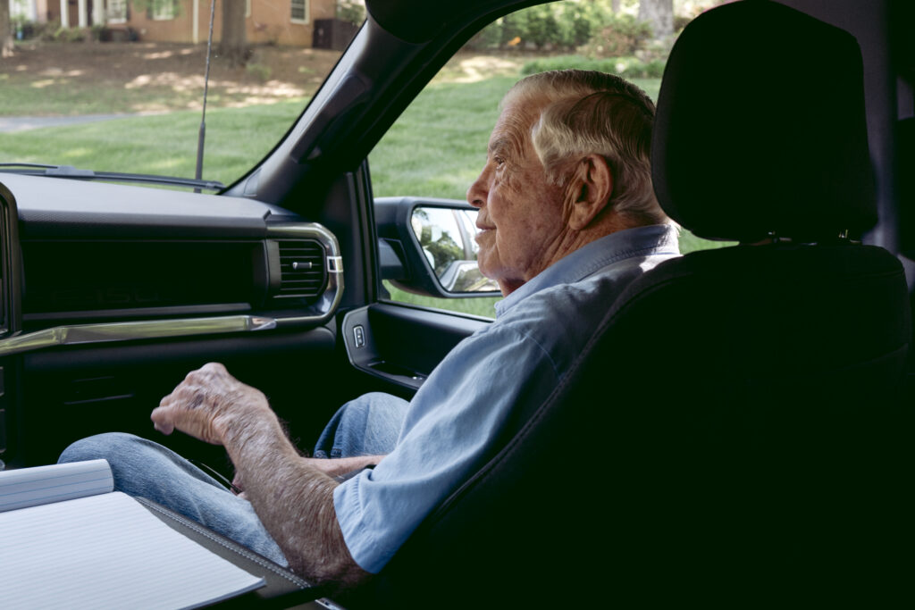 Former Bank of America CEO Hugh McColl in Charlotte in 2025. Photo by Logan Cyrus