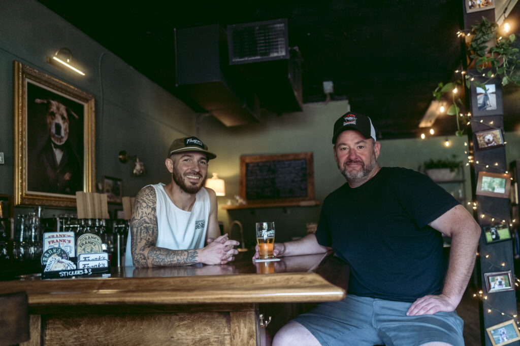 A flood, a neighbor, and a tuxedoed dog: The wild first week at Frank’s Beer Shop in Charlotte
