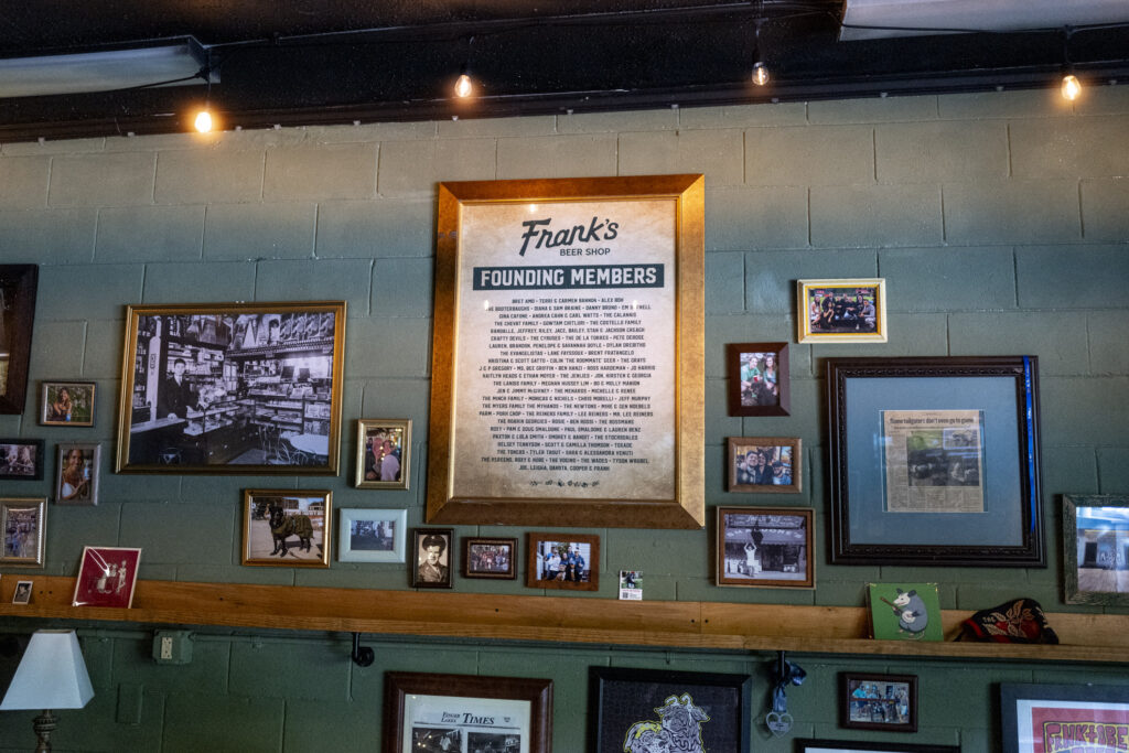 Frank's Beer Shop founding members