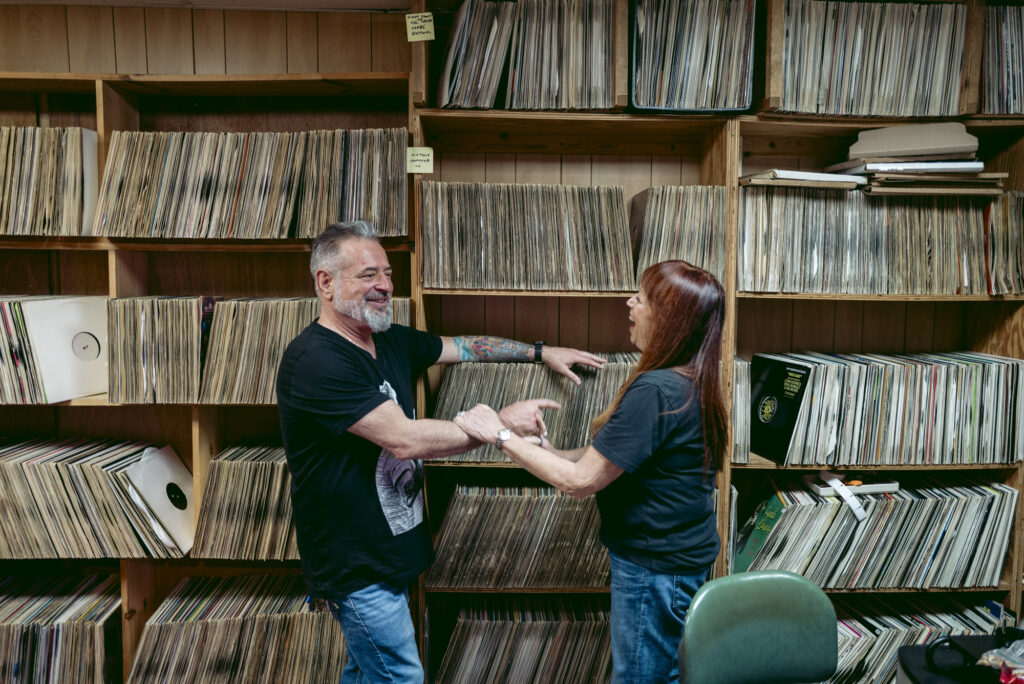 Andy and Lesa Kastanas vinyl records