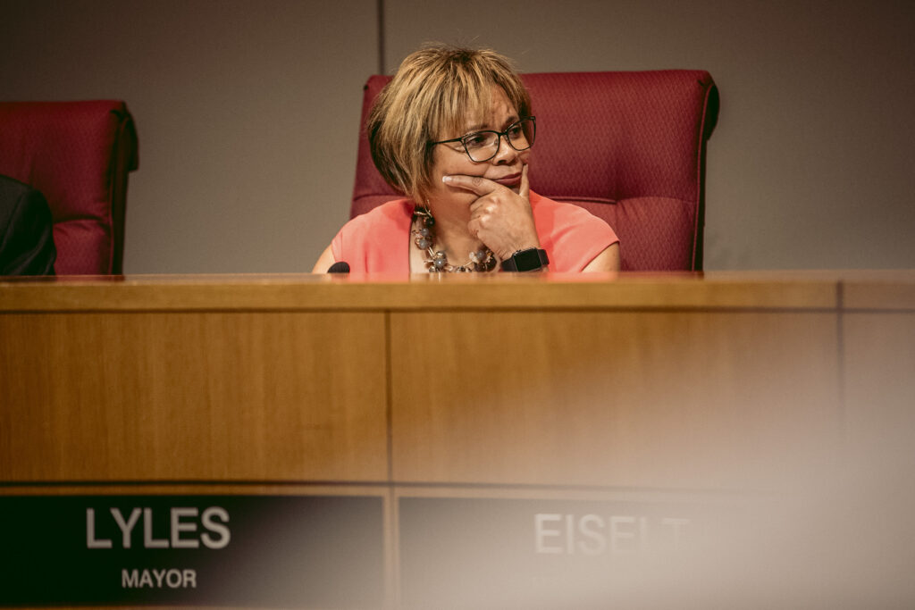 Charlotte Mayor Vi Lyles during a vote on the RNC, July 16, 2018.