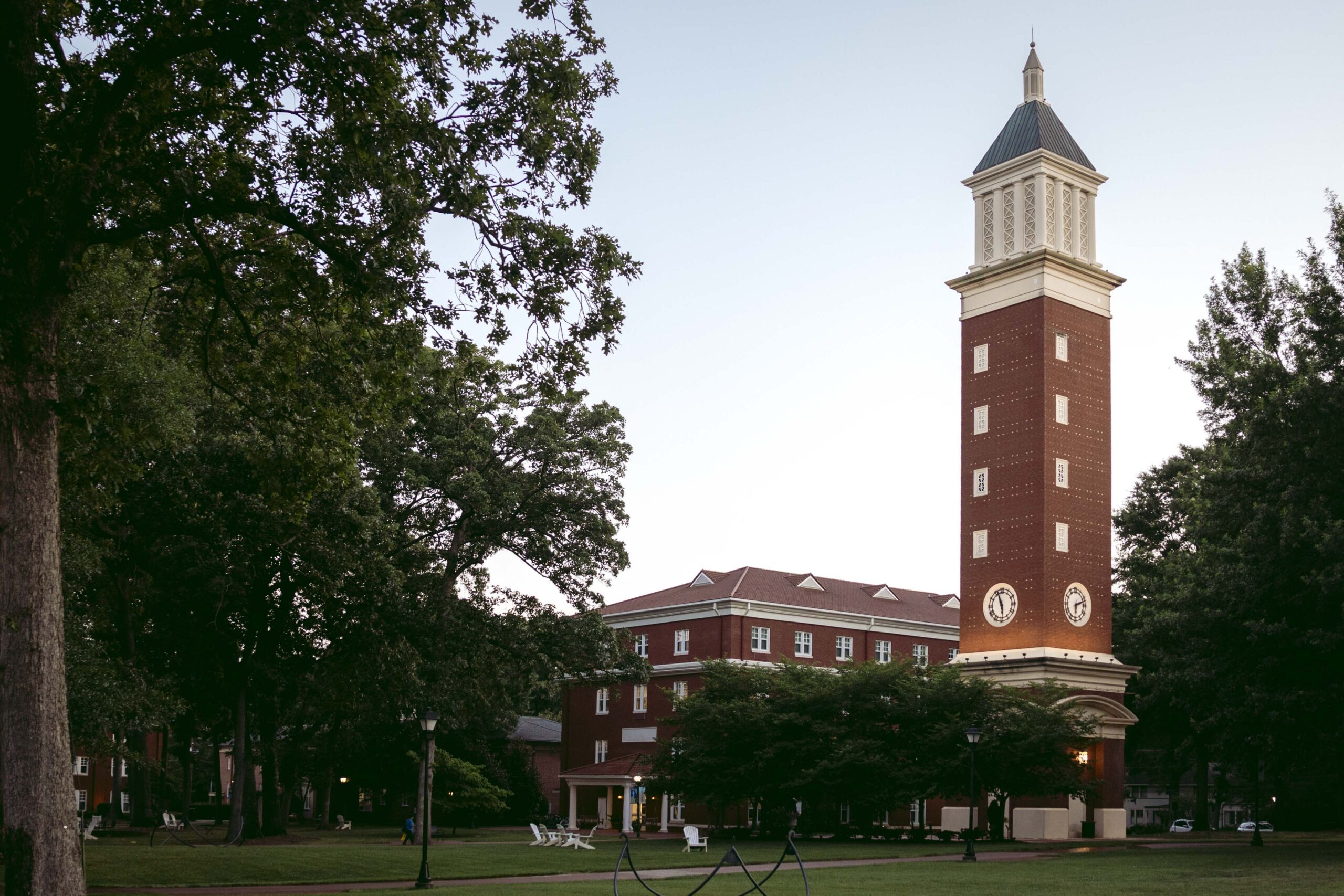 Queens University's Evans Clock Tower