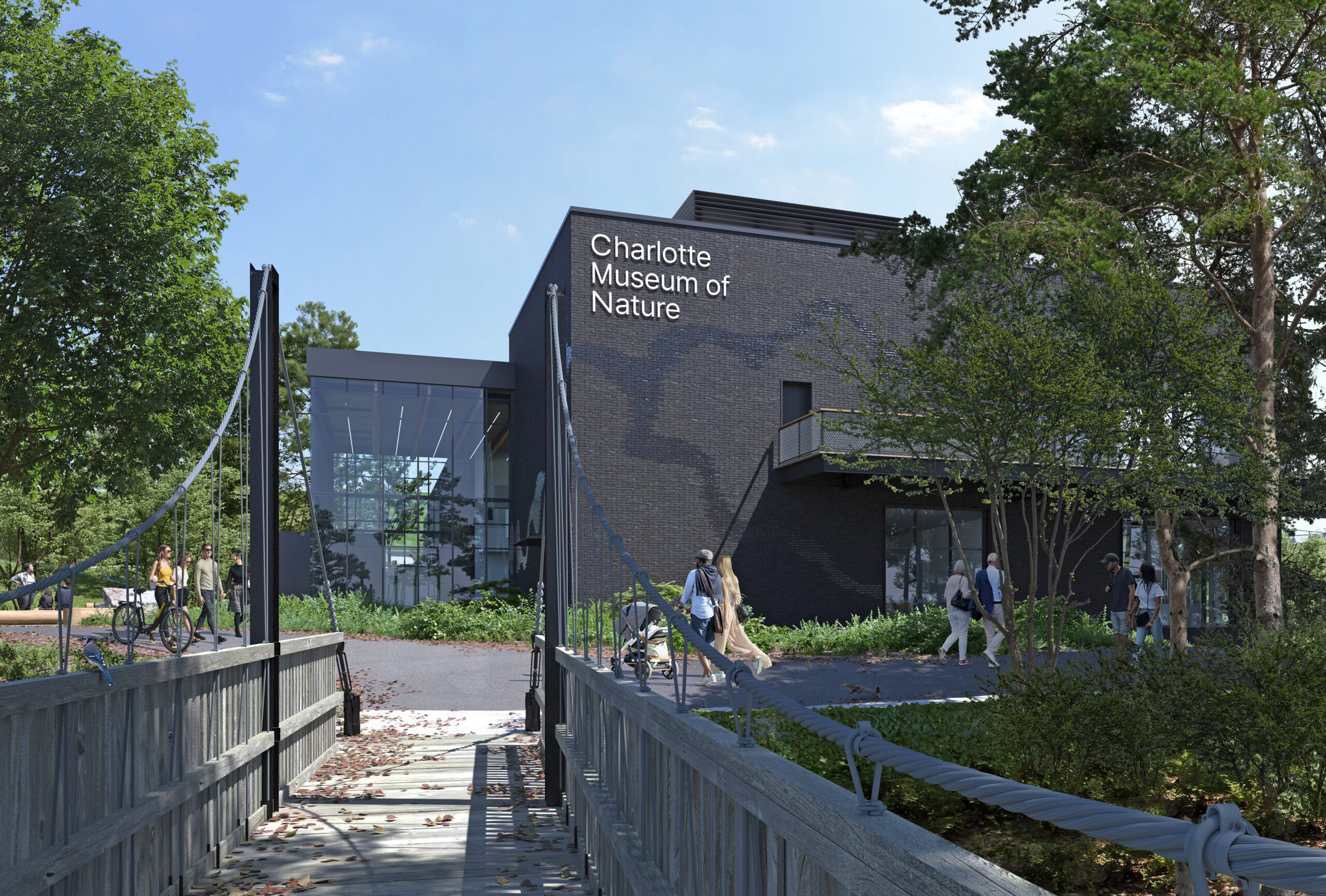 The new Charlotte Museum of Nature is scheduled to open late summer 2026. Rendering by Liollio Architecture