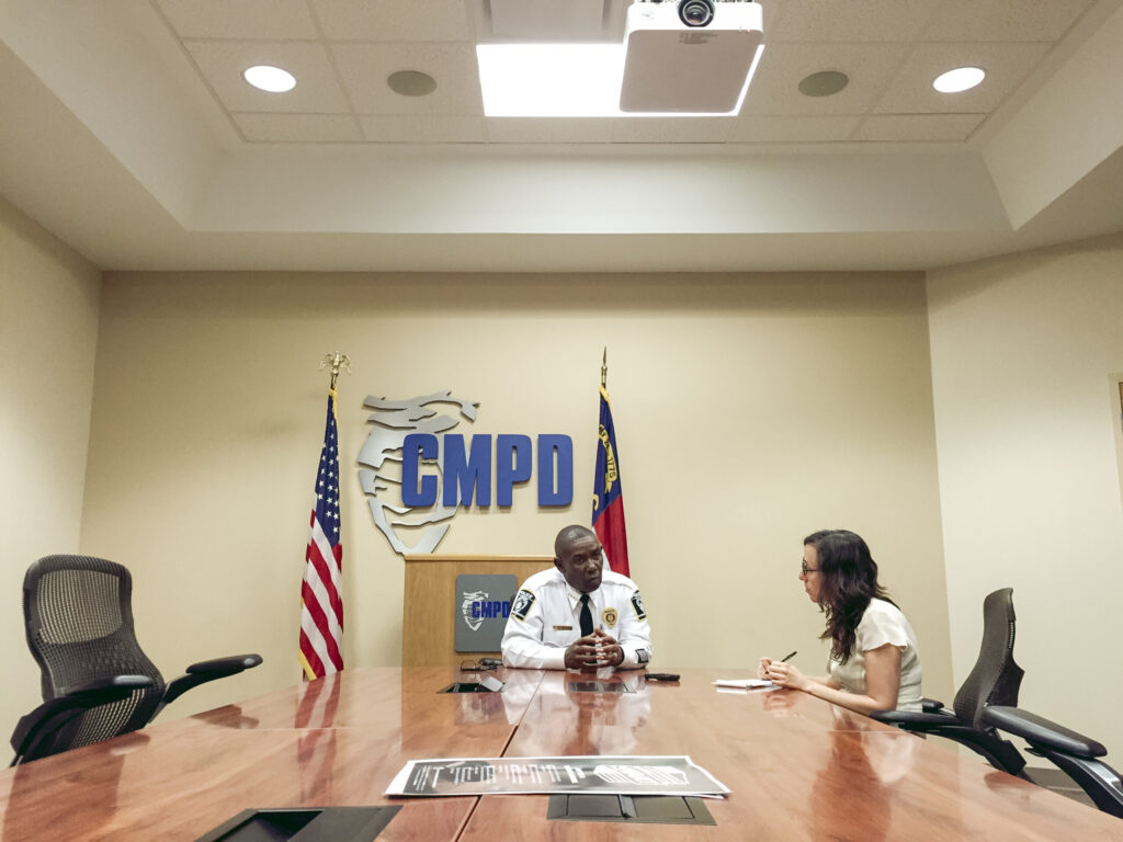 Writer Lisa Rab interviews former CMPD Chief Rodney Monroe