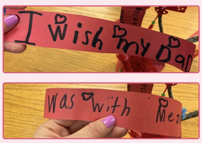 OurBRIDGE screenshot of wishing tree decoration